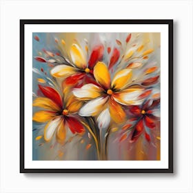 Flowers In A Vase 6 Art Print