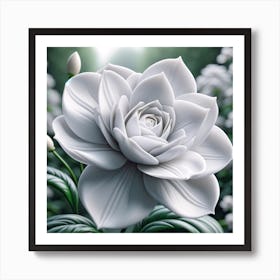 White Flower 2 Art Print