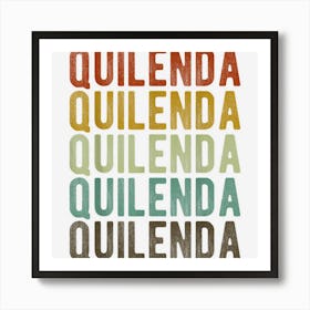 Quilenda City Angola Retro Art Print