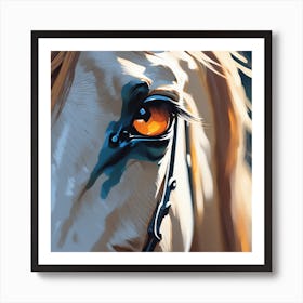 Horse Eye Art Print