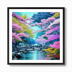 Cherry Blossoms 4 Art Print