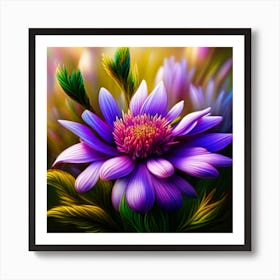 Flowersart2 Art Print