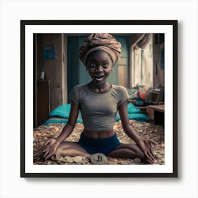 Portrait Of A Young Woman 3 Art Print