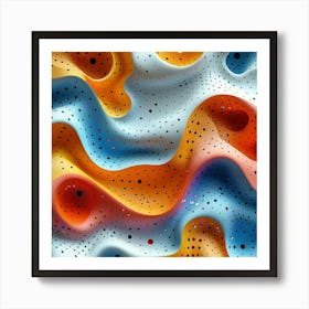 Abstract Background 374 Art Print