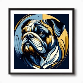 Bulldog 02 1 Art Print