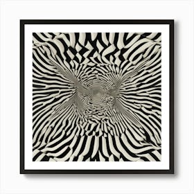 Zebra Stripes Art Print