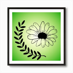 Daisy And Laurel Art Print