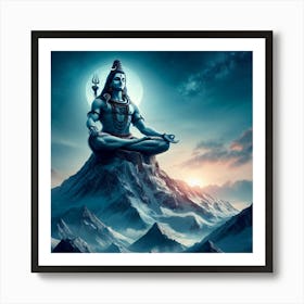 Lord Shiva 3 Art Print