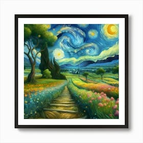 Wonder stairs art Art Print