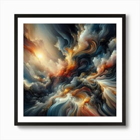 Abstract Painting 106 Art Print