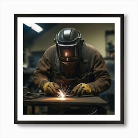 Welder Welding Art Print