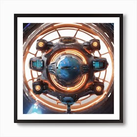 Avengers Spaceship Art Print