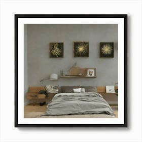 Modern Bedroom Art Print