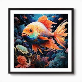 Goldfish 10 Art Print