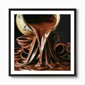 Chocolate Pouring 3 Art Print