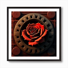 Red Rose 1 Art Print