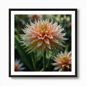 Dahlias 2 Art Print