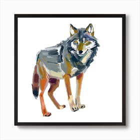 Gray Wolf 01 1 Art Print