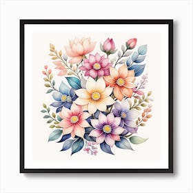 Floral Fantasy Art Print