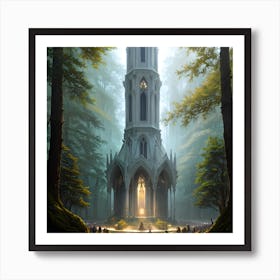 Elvish Shrine Art Print