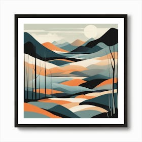 Landscape Painting art print2 Art Print