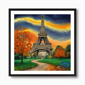 Paris Eiffel Tower Art Print