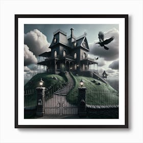 Haunted House 2 Art Print