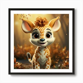 Giraffe 98 Art Print