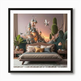 Fairytale Castle Art Print