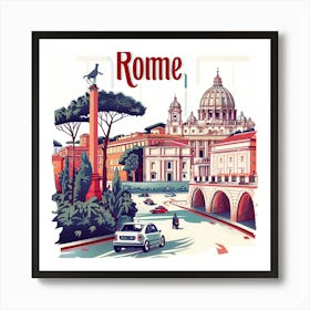 Rome, Italy Art Print