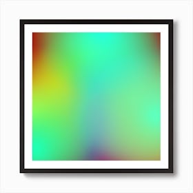 Abstract Rainbow Background 4 Art Print