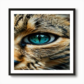 Default A Closeup Of A Sparkling Pair Of Mesmerizing Cat Eyes 0 Art Print