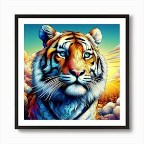 Creative Wild Animal Representation 9 Art Print