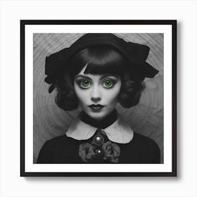 Gothic Beauty Art Print