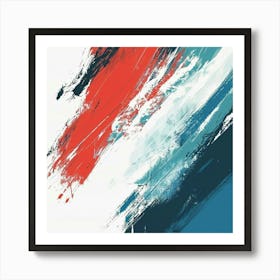 A Usa Expressive Strokes Illustration 1720438513 3 Art Print