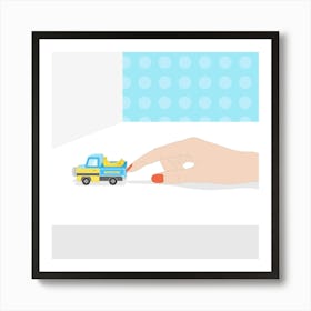 Toy Truck Art Print