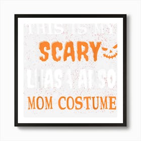 Scary Lhasa Apso Mom Costume Dog Lover Halloween Pets Spooky Art Print