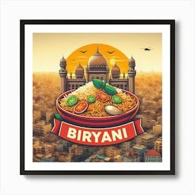 Briyani Art Print