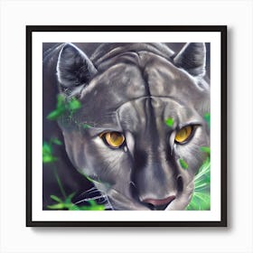 Panther Feline Art Print