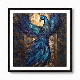 Peacock Art Print