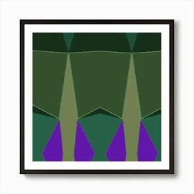 Abstract Geometric Pattern 1 Art Print