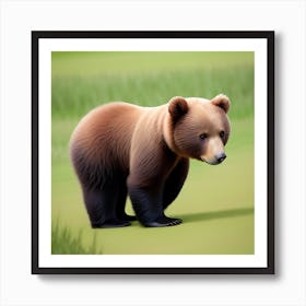 Brown Bear Art Print