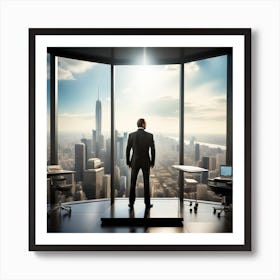 Man In Suit 5 Art Print