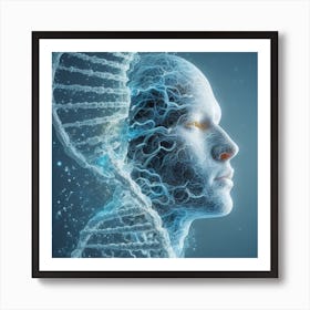 Man of Dna Art Print