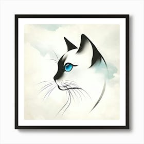 Siamese Cat 3 Poster