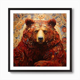 Bear In The Forest 1 Art Print