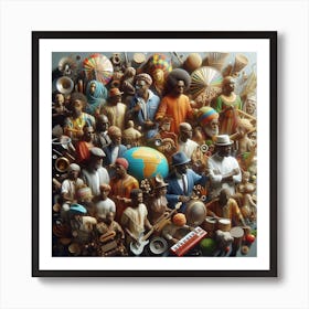 Afro-American Art Art Print