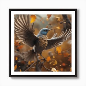 Bird In Flight 9 Art Print