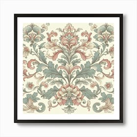 Floral Pattern 1 Art Print