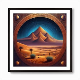 Egyptian Landscape Art Print